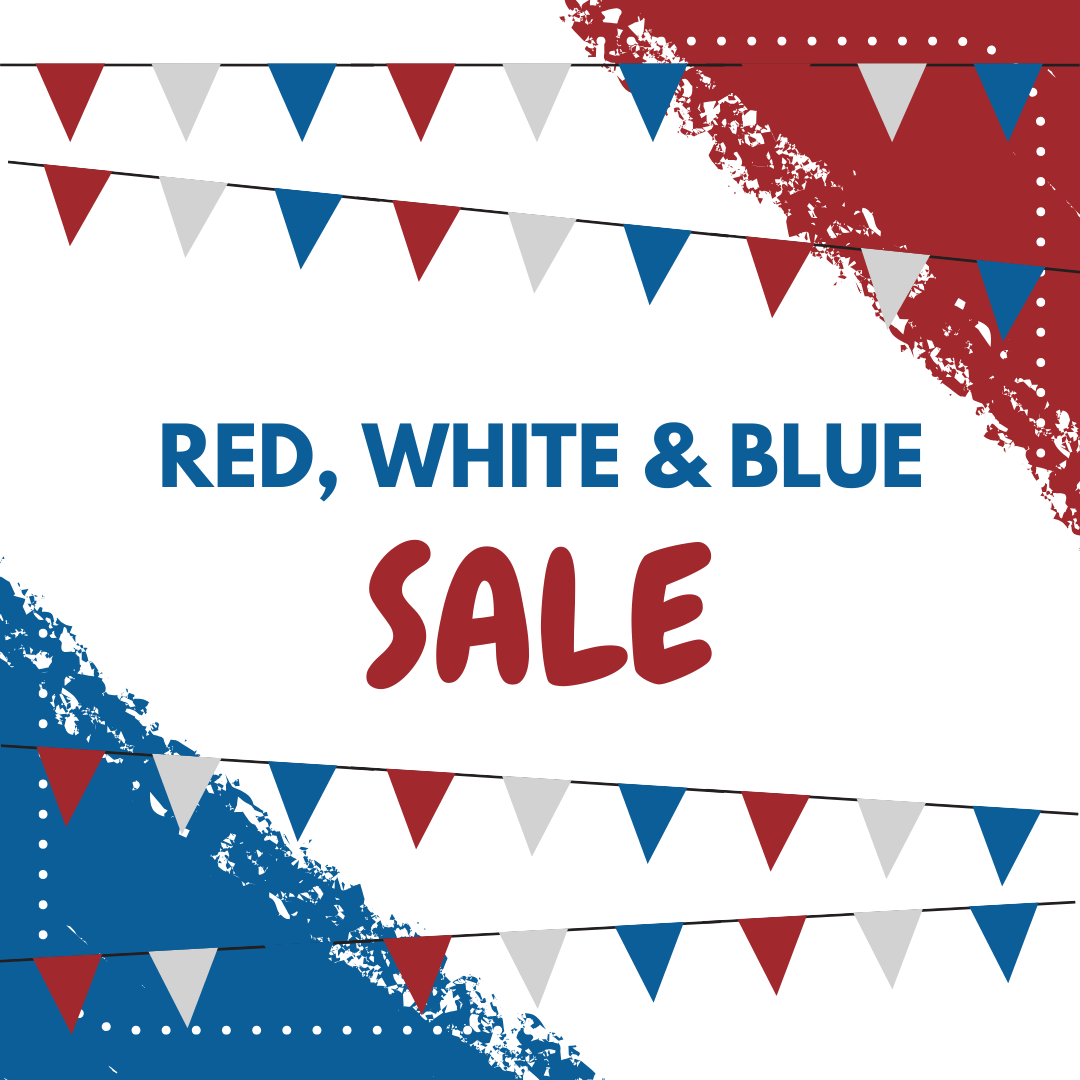 Red, white and blue sale